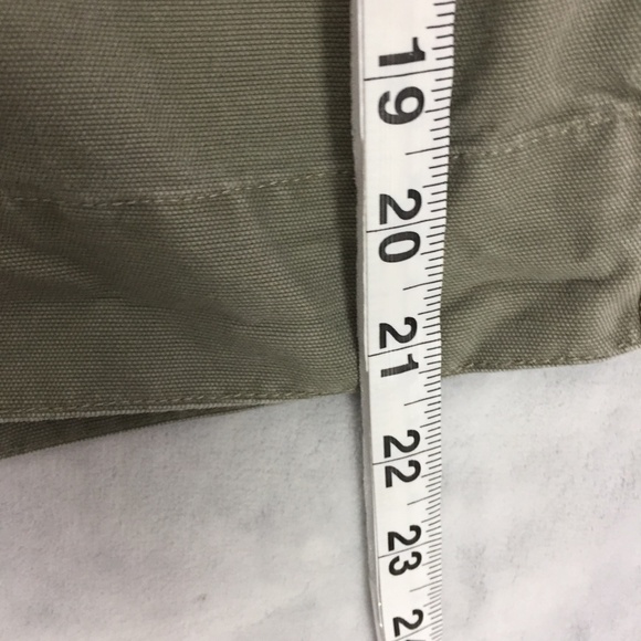 Columbia Shorts Mens 40W Active Outdoor Sportswear Olive Green Denim - Picture 7 of 11